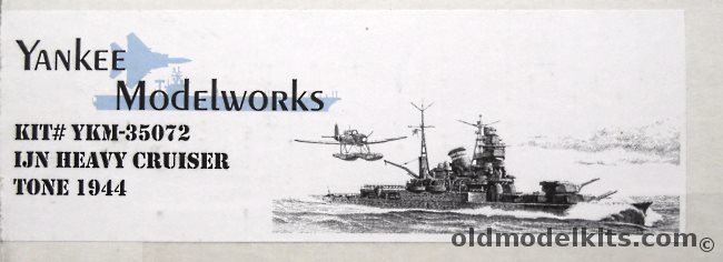 Yankee Modelworks 1/350 IJN Tone 1944 Heavy Cruiser, YKM-35072 plastic model kit